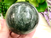 Green Quartz Crystal Sphere 62mm ND - Altar Decor -  Crystal Grid - Heart Chakra Crystal - Genuine Green Quartz - Reiki Stones