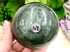 Green Quartz Crystal Sphere 62mm ND - Altar Decor -  Crystal Grid - Heart Chakra Crystal - Genuine Green Quartz - Reiki Stones