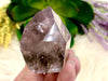 Amethyst Point with Smoky Phantom 50mm PT -  Anxiety Stone -  Crystal Grid - Altar Decor - Amethyst Tower - Chakra Stones - Meditation Stone