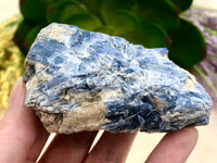 Raw Blue Kyanite Crystal Cluster 80mm PU - Raw Kyanite Specimen - Blue Kyanite Mineral Specimen - Crystal Grid - Altar Decor - Throat Chakra