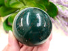 Bloodstone Sphere 47mm PV - Blood Stone - Crystal Grid - Healing Stone - Massage Stone - Root Chakra - Altar Decor - Meditation Stone