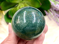 Bloodstone Sphere 47mm PV - Blood Stone - Crystal Grid - Healing Stone - Massage Stone - Root Chakra - Altar Decor - Meditation Stone