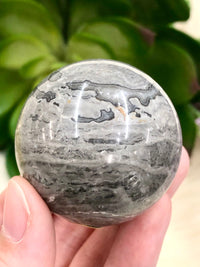 Picasso Jasper Sphere 44mm QA- Picasso Jasper Stone -  Crystal Ball - Crystal Grid - Massage Stone - Meditation Stone - Altar Decor