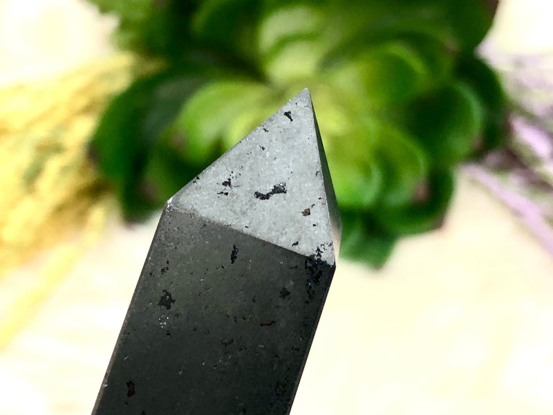 Hematite Generator 121mm QC- Genuine Natural Hematite - Crystal Grid -Hematite Tower - Root Chakra - Altar Decor - Meditation Stone