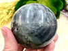 Labradorite Sphere 60mm QI - Crystal Sphere - Crystal Grid - Meditation Crystal - Altar Decor - Reiki Crystals - Massage Stone