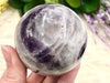 Amethyst Sphere 60mm PG  - Chevron Amethyst - Third Eye Crown Chakra - Amethyst Crystal - Crystal Grid - Meditation Stone - Dream Amethyst