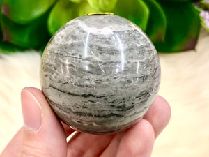 Picasso Jasper Sphere 44mm QA- Picasso Jasper Stone -  Crystal Ball - Crystal Grid - Massage Stone - Meditation Stone - Altar Decor
