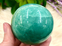 Amazonite Sphere 59mm QJ - Amazonite Crystal ball Specimen - Crystal Grid - Heart Chakra Stone - Meditation Stone - Altar Decor - Boho Decor