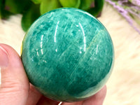 Amazonite Sphere 59mm QJ - Amazonite Crystal ball Specimen - Crystal Grid - Heart Chakra Stone - Meditation Stone - Altar Decor - Boho Decor