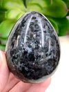 Indigo Gabbro Mystic Merlinite Crystal Egg 60mm QN