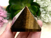 Tiger Eye Pyramid 41mm WL - Solar Plexus Chakra Stone