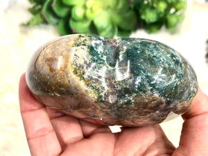 Ocean Jasper Crystal Stone Heart 86mm CK