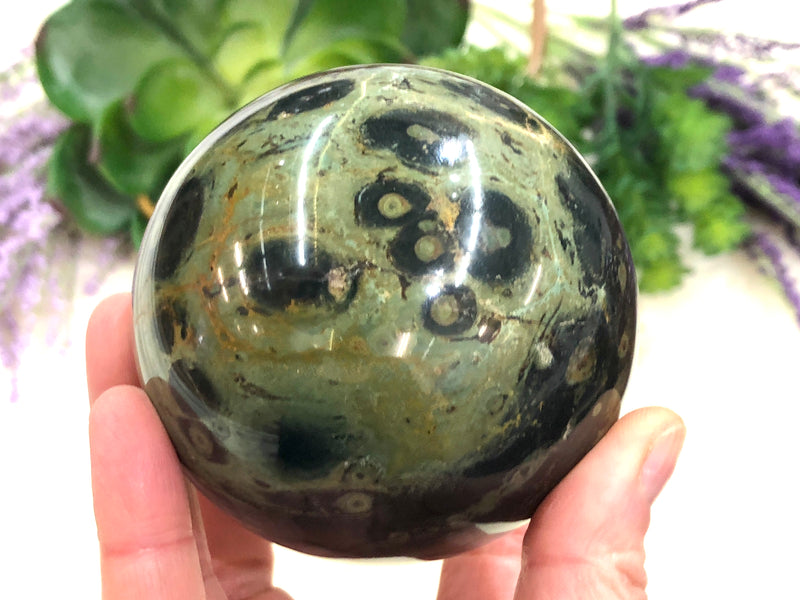 Kambaba Jasper 75mm Sphere  (BC)