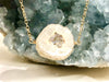 Solar Quartz Bar Necklace - April Birthstone Jewelry