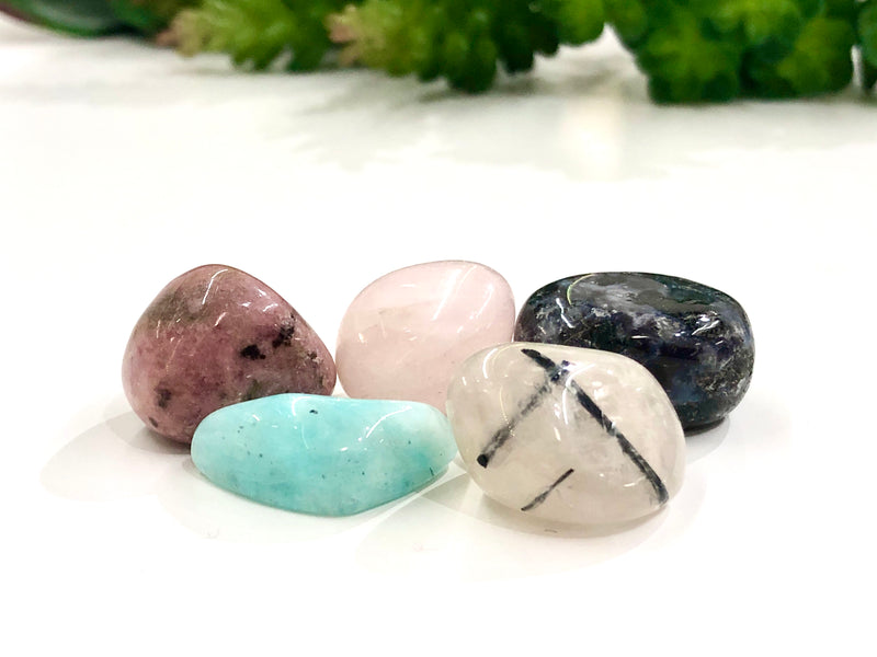 Trauma Support Crystal Intention Stone Set