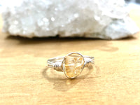 Raw Citrine Ring