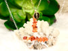 Raw Carnelian Bar Necklace