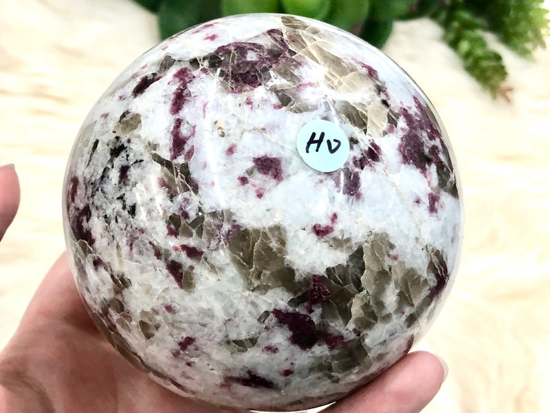 Pink Tourmaline Rubellite Sphere 84mm HU