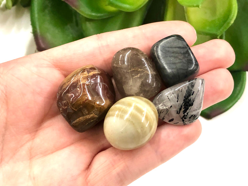 Grounding Crystal Intention Stone Sets