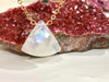 Rainbow Moonstone Triangle Necklaces - June Birthstone