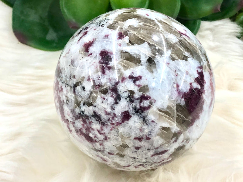 Pink Tourmaline Rubellite Sphere 84mm HU