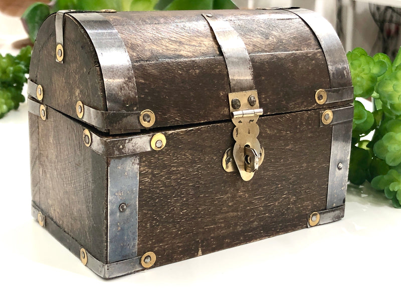 Rustic Wooden Treasure Chest