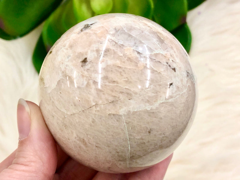 Moonstone Sphere 65mm QS