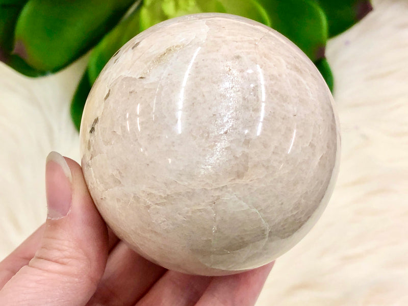 Moonstone Sphere 65mm QS