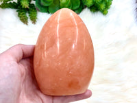 Orange Calcite Stone Freeform 107mm FK