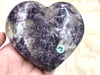Lepidolite and Smoky Quartz Heart 97mm FI