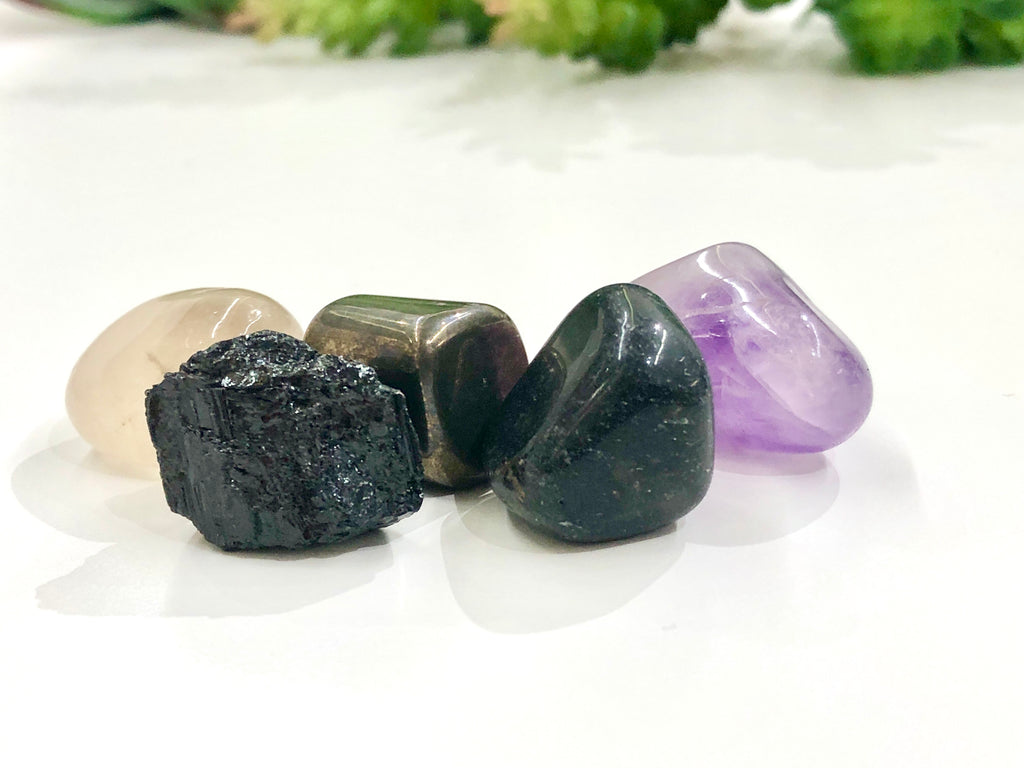 Protection Crystal Intention Stone Set