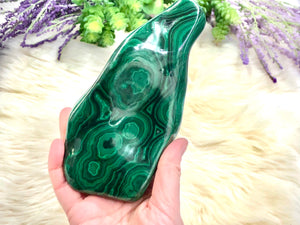 Large Real Malachite Freeform 155mm (BY)
