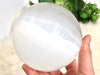 Selenite Satin Spar Crystal Stone Ball Sphere 98mm  (CG)