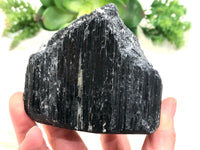 Raw Black Tourmaline Stone Freeform 84mm FZ