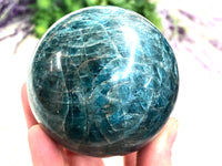 Blue Apatite Sphere 67mm (CC)