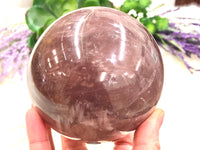 Large Lavender Rose Quartz Sphere 89mm (BH)