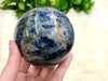 Sodalite Stone Rock Crystal Sphere 77mm IB