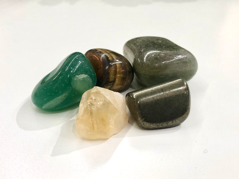 Abundance and Prosperity Crystal Intention Stone Sets