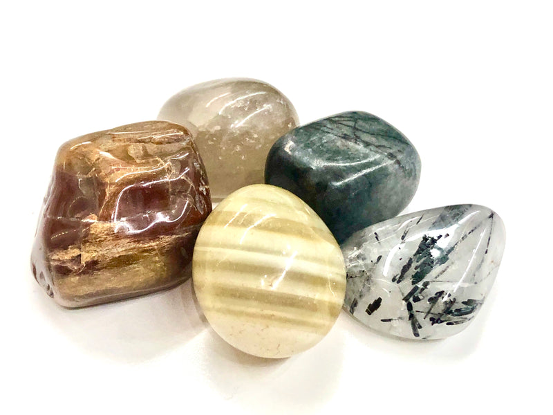 Grounding Crystal Intention Stone Sets