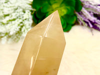 Honey Calcite Tower 53mm XH - Solar Plexus Chakra Stone