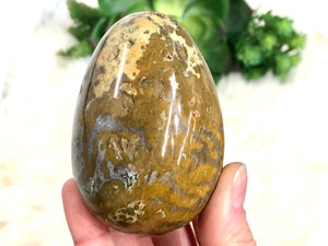 Ocean Jasper Egg Crystal Stone 76mm CO