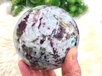 Pink Tourmaline Rubellite Sphere 84mm HU