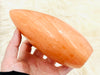 Large Orange Calcite Stone Freeform 140mm FW