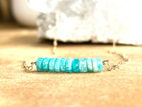 Amazonite Bar Necklace