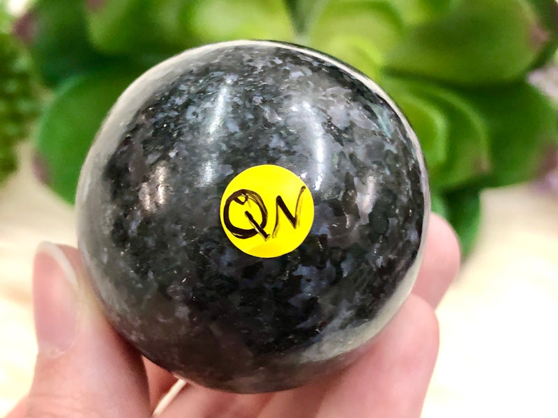 Indigo Gabbro Mystic Merlinite Crystal Egg 60mm QN