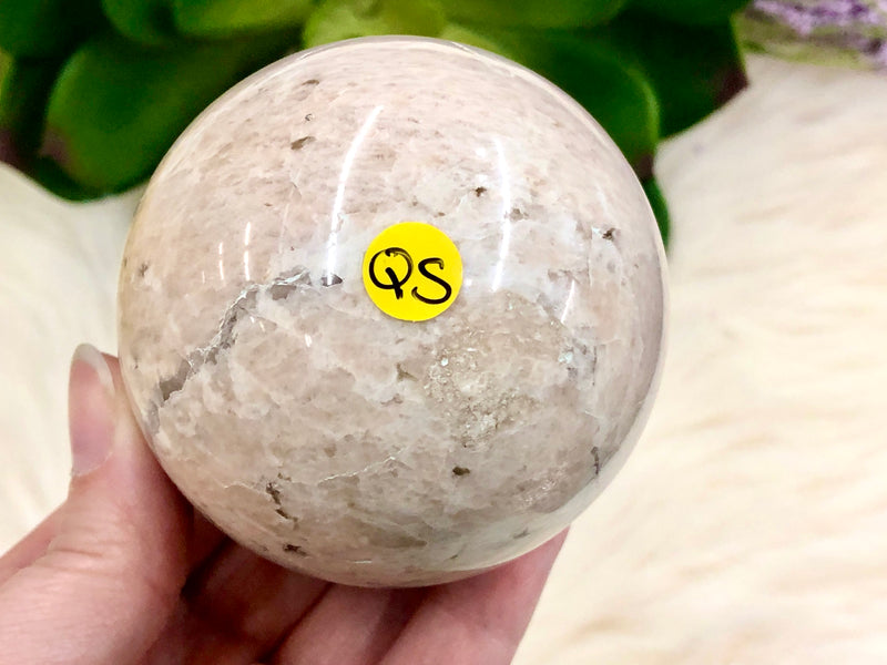 Moonstone Sphere 65mm QS