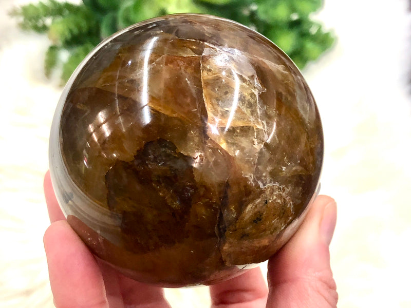 Hematoid Quartz Golden Healer Sphere 71mm FQ