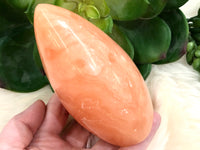 Orange Calcite Stone Freeform 107mm FK