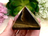 Tiger Eye Pyramid 41mm WL - Solar Plexus Chakra Stone