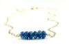 Blue Kyanite Bar Necklace